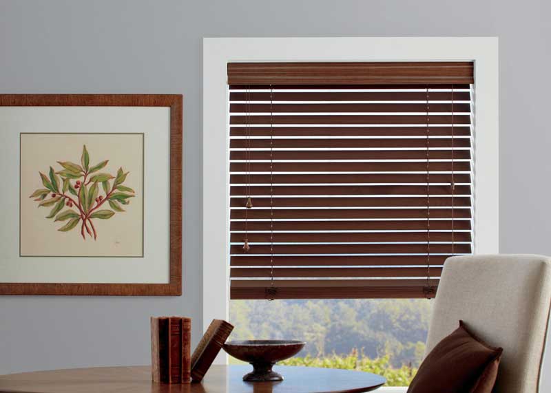 Wood blinds at Blinds By Design in Portland OR